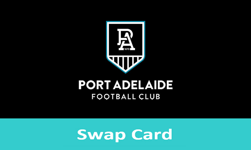 Port Adelaide Swap card